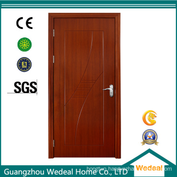 PVC Bathroom Wood Twin Door for Project